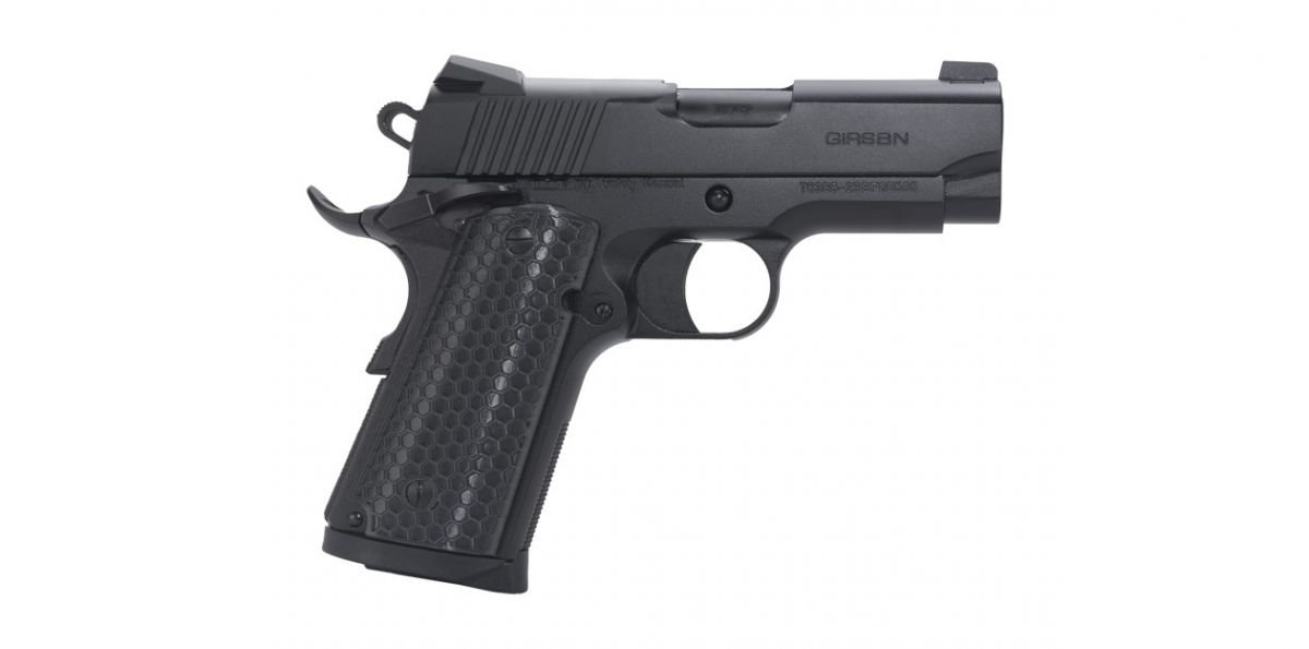 EAA Girsan MC1911SC Influencer Officer .45 ACP Semi Auto Pistol - 6+1 Rounds | 3.4" Barrel | Blue/Black | 3-Dot Sights