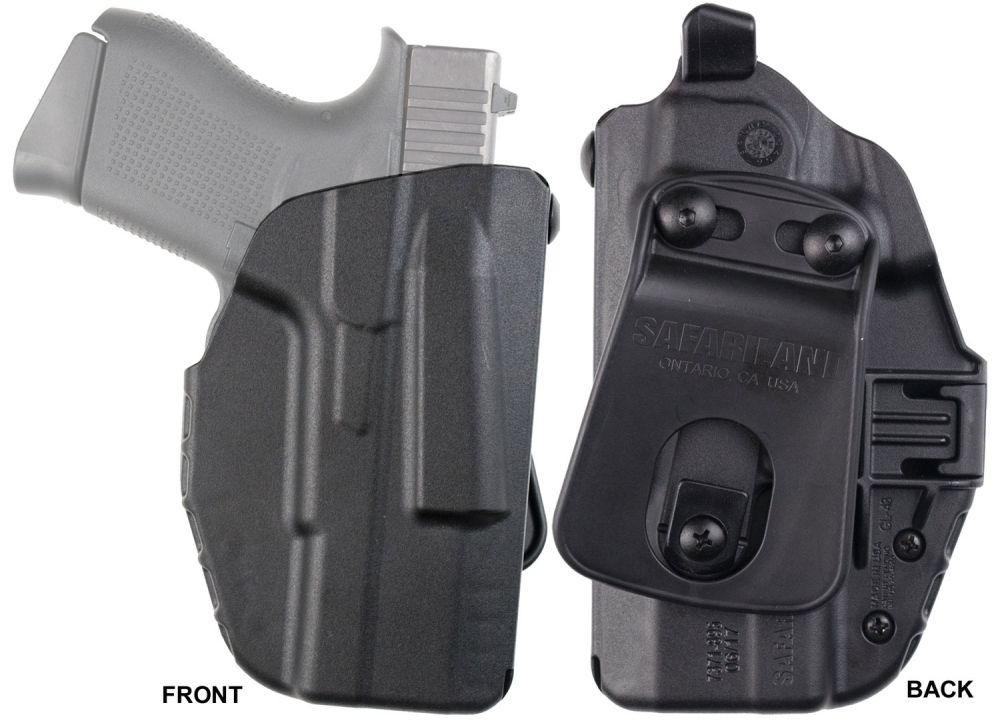 Safariland ALS Paddle For Glock 43 with TLR-6 Nylon Black - Black Color | Nylon Material | Belt Type