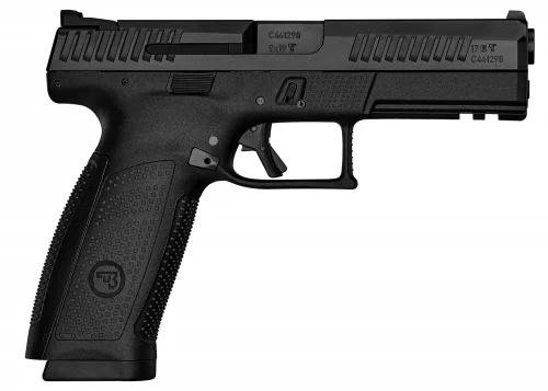 CZ P-10 F Blue/Black 9mm Pistol - 19+1 Rounds | 4.5" Barrel | Polymer Grips | Blue/Black | 3-Dot Sights