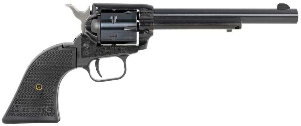 Heritage Manufacturing Rough Rider Converitble 22 LR/22 WMR Revolver - 6 Rounds | 6.5" Barrel | Blue/Black
