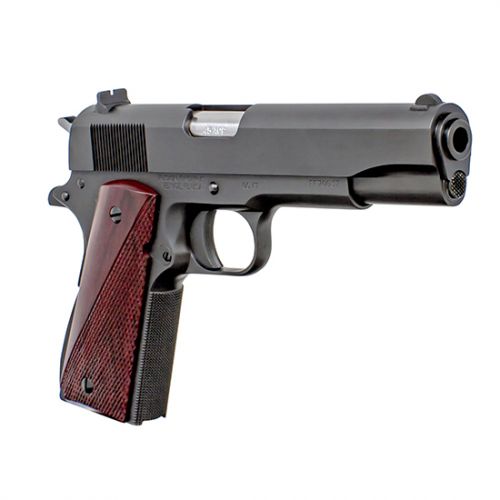 Fusion Firearms Freedom Government GI 45 ACP Pistol - 8+1 Rounds | 5" Barrel | Wood Grips | Blue/Black