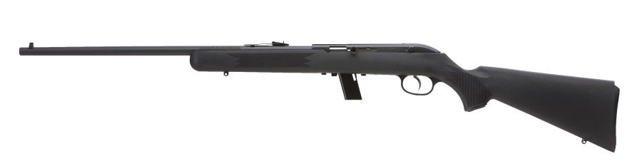 Savage Arms 64 FL Left Hand 22 Long Rifle Semi Auto Rifle - 10+1 Rounds | 21" Barrel | Black Stock | Synthetic | Blue/Black