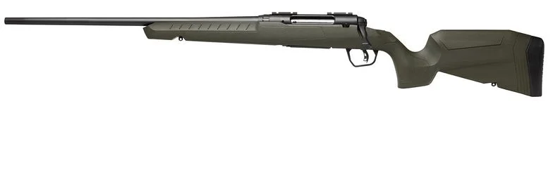 Savage AXIS 2 Left Hand Bolt Action Rifle, 7mm-08 Rem, 22" Bbl, Green - 4+1 Rounds | 22" Barrel | Green Stock | Blue/Black