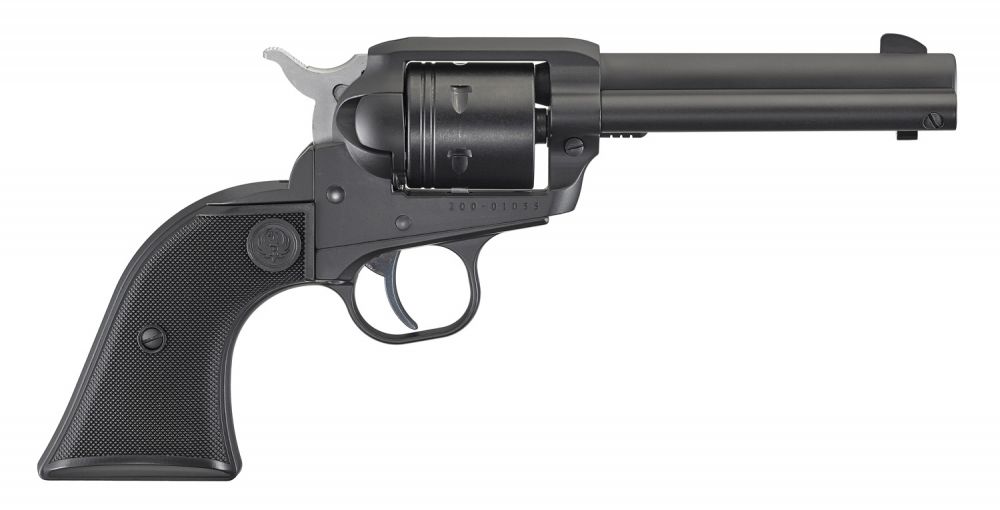 Ruger Wrangler .22 LR Revolver - 6 Rounds | 4.62" Barrel | Polymer Grips | Blue/Black | 3-Dot Sights