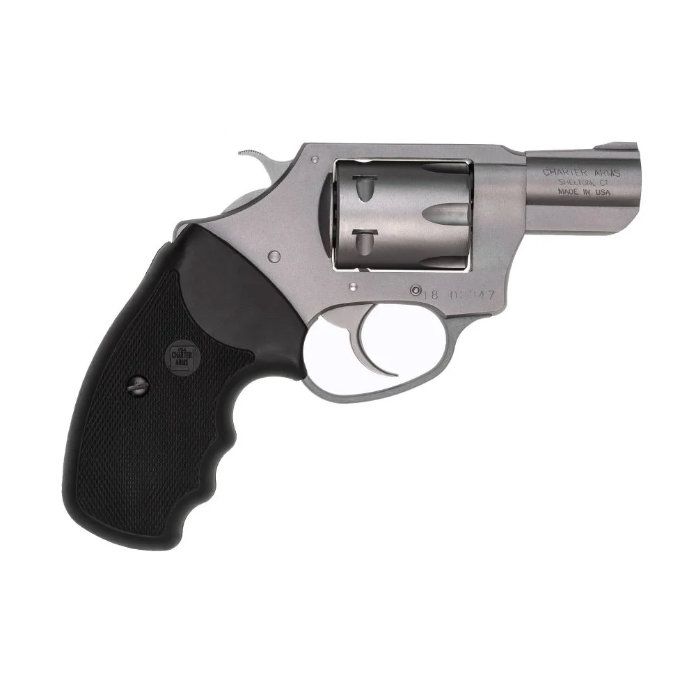 Charter Arms Pathfinder 2" 22 WMR Revolver - 2" Barrel | Polymer Grips | Stainless/Silver | 3-Dot Sights