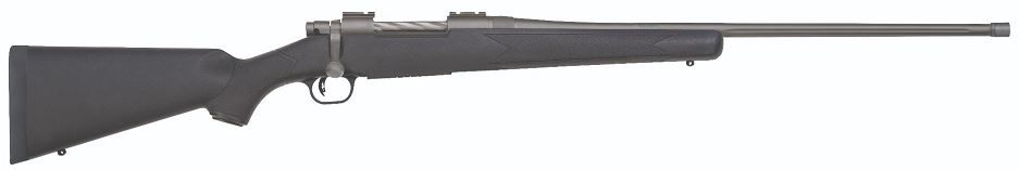 Mossberg & Sons PATRIOT 7MAG SS/SYN w/ Threaded Barrel - 3+1 Rounds | 24" Barrel | Black Synthetic Stock | Synthetic | Stainless/Silver