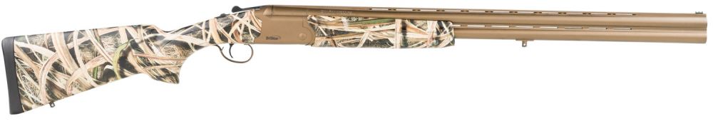 Tristar Arms Hunter Mag II Bronze/Shadow Grass Blades 12 Gauge Shotgun - 2 Rounds | 28" Barrel | 3.5" Chamber | Mossy Oak Shadow Grass Blades Stock | Synthetic | FDE/Tan