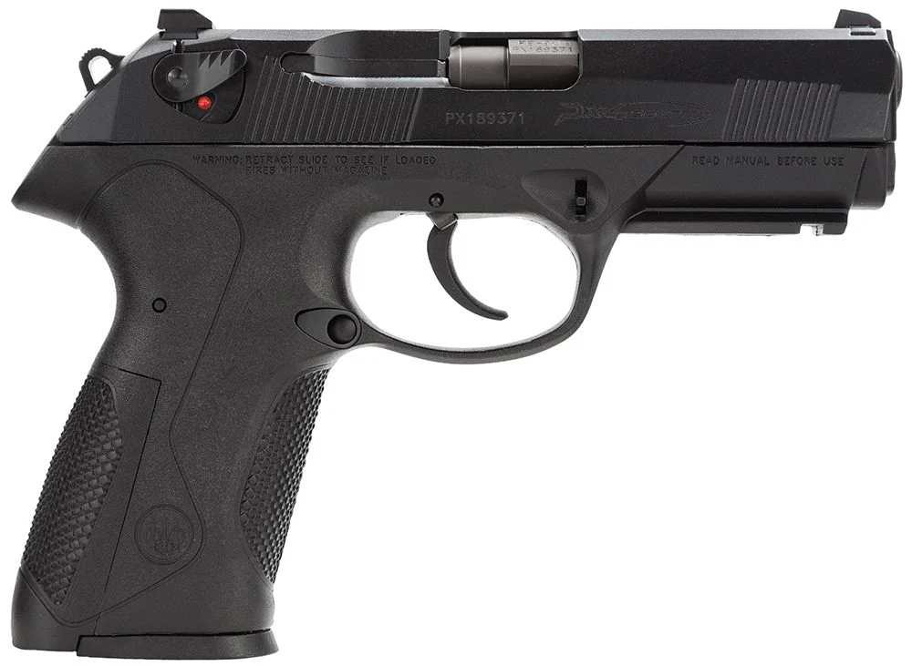 Beretta PX4 Storm Type F 9mm Pistol - 17+1 Rounds | 4" Barrel | Polymer Grips | Blue/Black | 3-Dot Sights