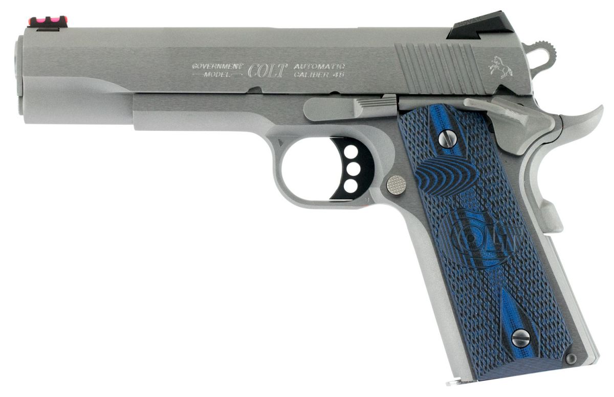 Colt 1911 Competition Government 45 ACP Semi Auto Pistol - 8 Rounds | 5" Barrel | Composite Grips
