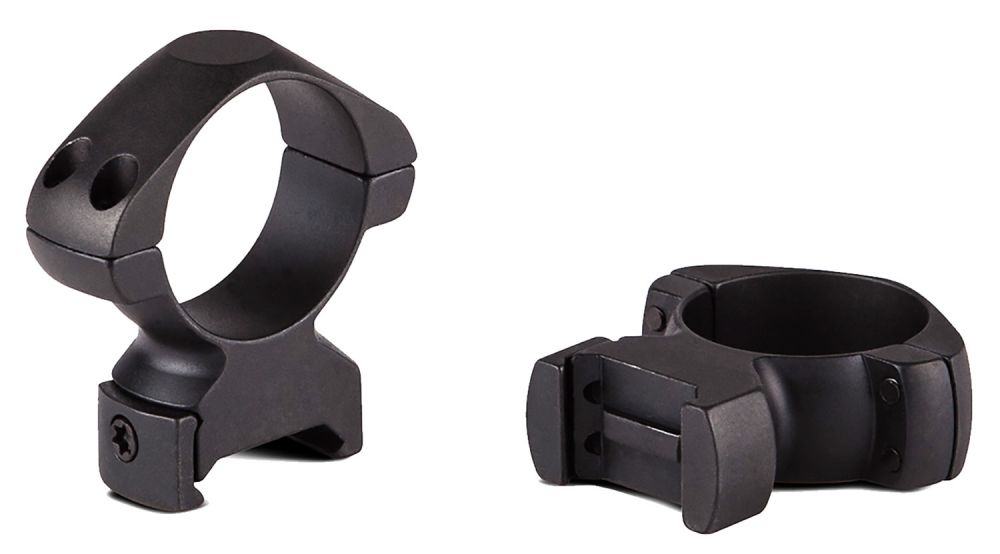 Konus Scope Ring Set For Rifle Picatinny/Weaver Low 1" Tube Matte Black Steel