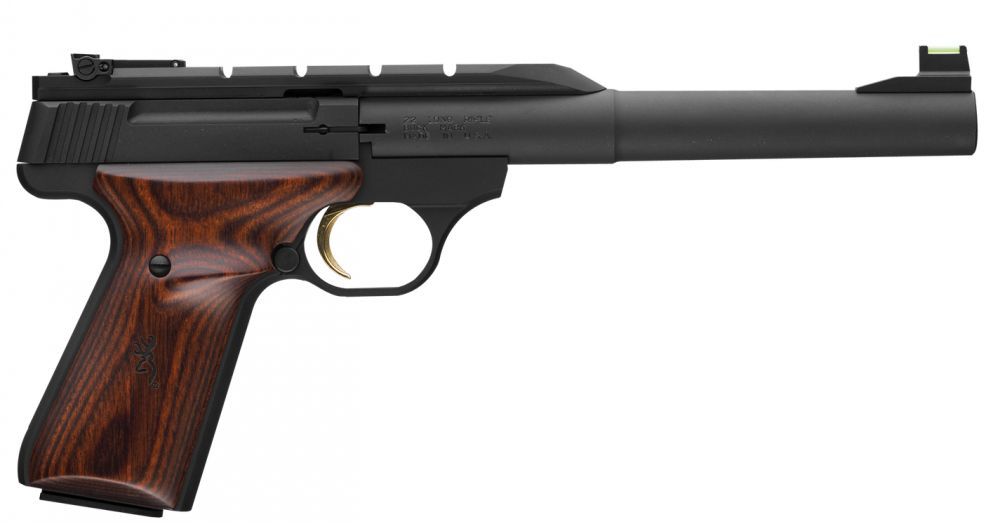 Browning Buckmark 22 HNT 7.25 MTBL - 10+1 Rounds | Wood Grips | Blue/Black