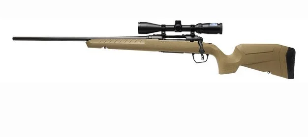Savage AXIS 2 XP Left Hand Bolt Action Rifle, 30-06 SPFLD, 22" Bbl - 4+1 Rounds | 22" Barrel | FDE Synthetic Stock | Blue/Black