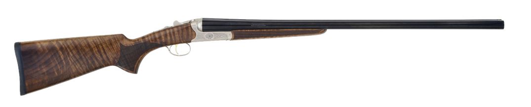Tristar Arms Bristol SxS Silver/Walnut 20 Gauge Shotgun - 2 Rounds | 28" Barrel | 3" Chamber | Walnut Stock | Wood | Stainless/Silver