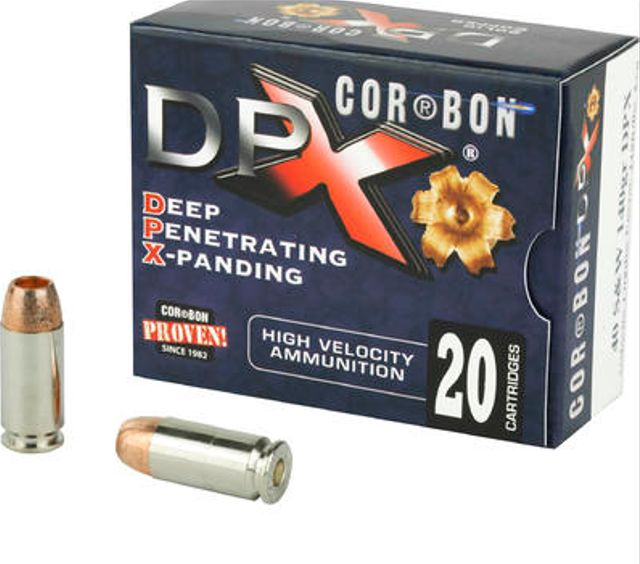 Corbon 40 S&W 140 Grain Deep Penetrating X Bullet - Brass Casing