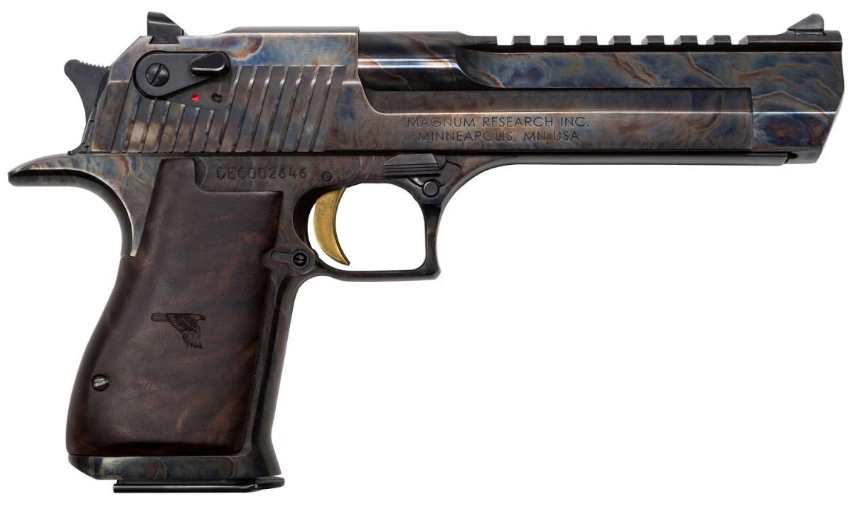 Magnum Research Desert Eagle Mark XIX .44 Mag Semi Auto Pistol - 8+1 Rounds | 6" Barrel | Wood Grips | 3-Dot Sights