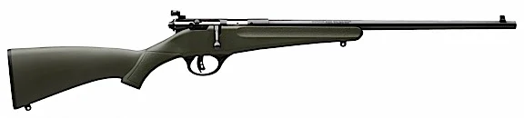 Savage Arms Rascal Youth Green 22 Long Rifle Bolt Action Rifle - 1 Round | 16.13" Barrel | Fixed Stock | Synthetic | Blue/Black