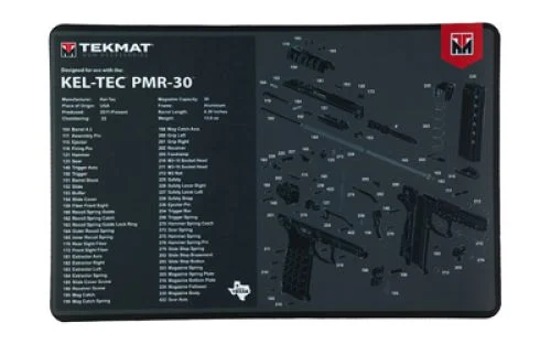 TekMat Cleaning Mat Pistol Size For Kel-Tec PMR-30