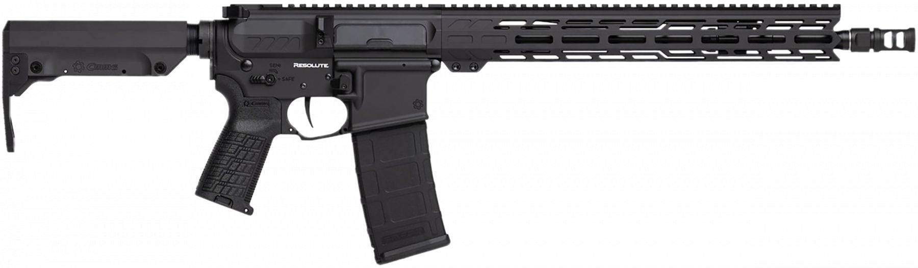 CMMG Inc. RESOLUTE MKG - 30+1 Rounds | 14.5" Barrel | 6-Position Black Stock | Blue/Black