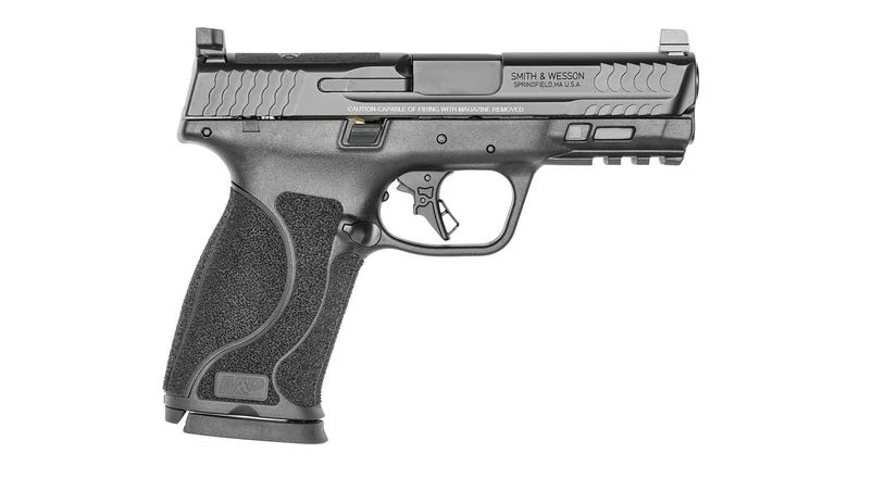 Smith & Wesson M&P M2.0 Optic Ready Slide 4" 10mm Pistol - 15+1 Rounds | 4" Barrel | Blue/Black