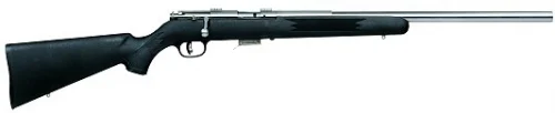 Savage Arms 93 FVSS 22 Magnum / 22 WMR Bolt Action Rifle - 5+1 Rounds | 21" Barrel | Fixed Stock | Synthetic | Stainless/Silver