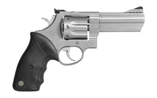 Taurus 608 Stainless 4" 357 Magnum Revolver - 8 Rounds | 4" Barrel | Polymer Grips | Stainless/Silver | 3-Dot Sights