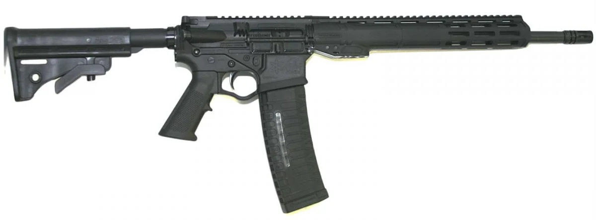 ATI Omni Hybrid Alpha Maxx 5.56 NATO, 16" Threaded Barrel, Black, 60 Rounds - 60+1 Rounds | 16" Barrel | Black Stock