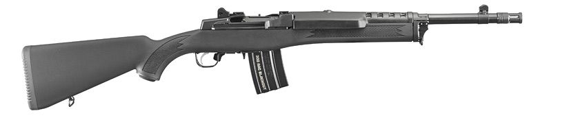 Ruger Mini-14 Tactical .300 Blackout 16" Barrel w/Flash Suppressor, 20+1 - 20+1 Rounds | 16.1" Barrel | Black Stock | Synthetic | Blue/Black