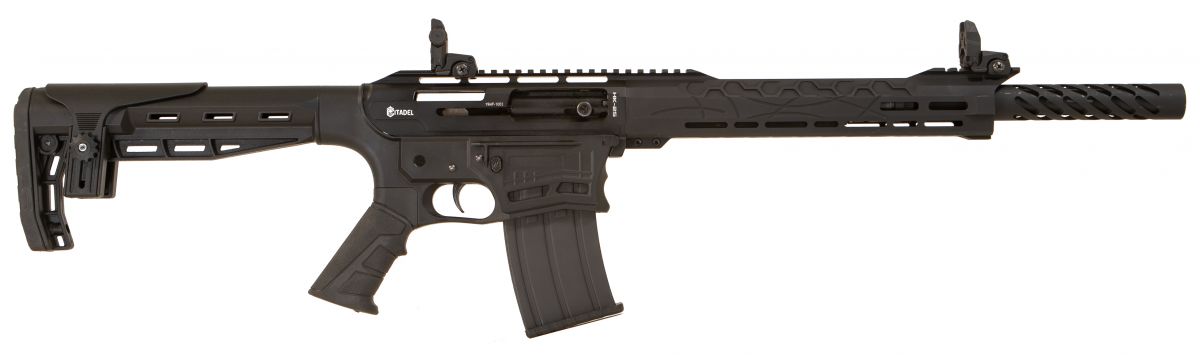 Citadel Boss-25 12 Gauge Shotgun 18.75" Black, 5+1- 5+1 Rounds | 18.75" Barrel | 3" Chamber | Black Synthetic Stock | Synthetic