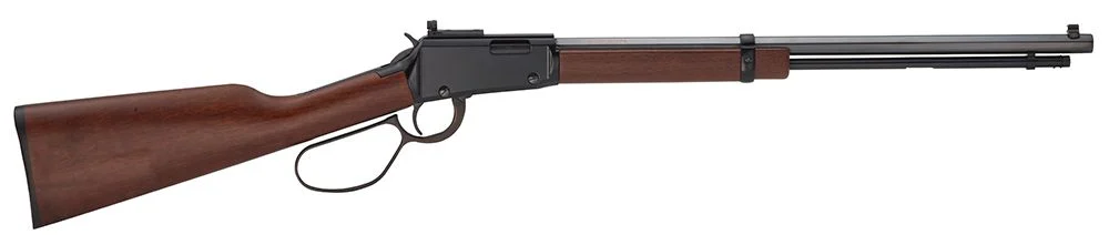 HenrySmall Game 22 LR Caliber Lever Action Rifle - 16+1 Rounds | 20" Barrel | American Walnut Stock | Wood | Blue/Black