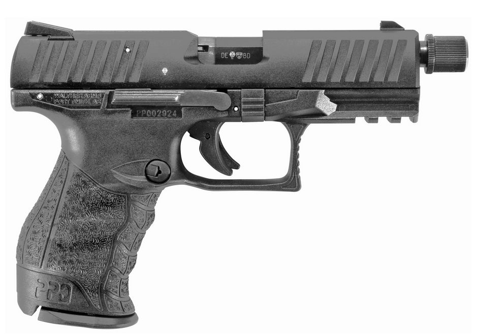 Walther Arms PPQ Tactical M2 SD 12 Rounds 22 Long Rifle Pistol - 12+1 Rounds | 4.60" Barrel | Polymer Grips | Blue/Black