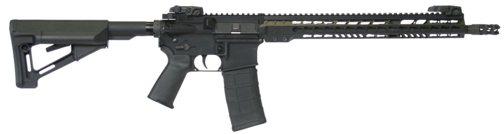 Armalite M-15 Tactical 16" 223 Remington/5.56 NATO AR15 Semi Auto Rifle - 30 Rounds | 16" Barrel | Magpul STR Black Stock | Synthetic | Blue/Black