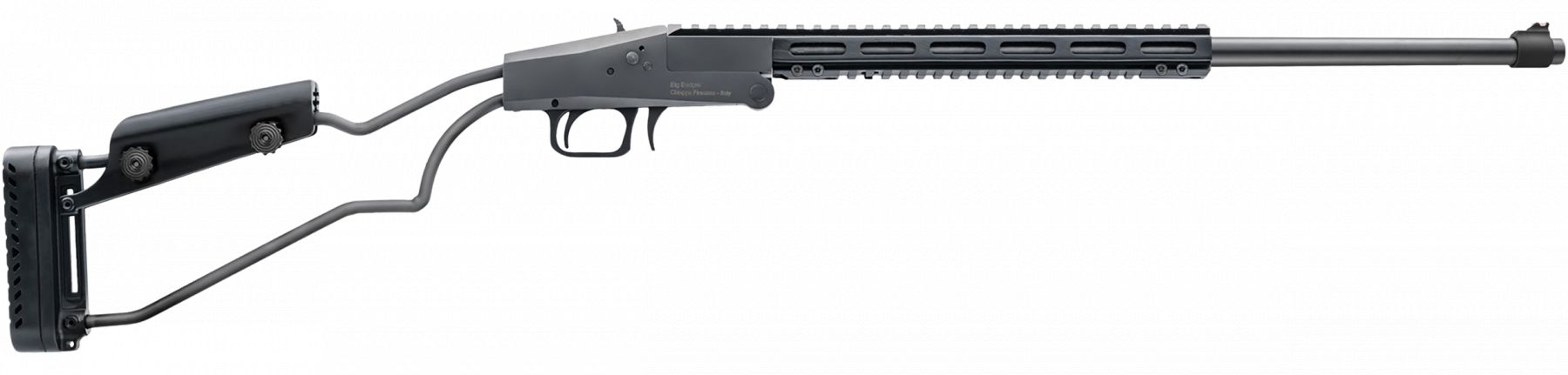 Chiappa Firearms Big Badger 410 Bore Single Shot Shotgun - 1 Round | 20" Barrel | 3" Chamber | Folding/Collapsible Stock | Blue/Black