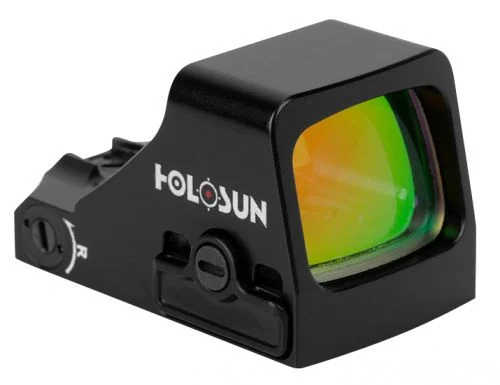 Holosun HS407K X2 1x Red 6 MOA Dot Reflex Sight - CR1632 Battery | Unlimited Eye Relief | 1x Fixed Magnification | 1.60" Length