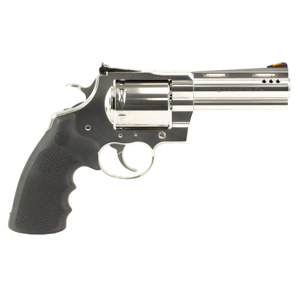 Colt Kodiak .44 Remington Magnum Revolver - 6 Rounds | 4.25" Barrel | Rubber Grips | Stainless/Silver | Adjustable Sights