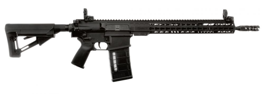 Armalite Tactical 16" Black 308 Winchester/7.62 NATO Semi Auto Rifle - 25 Rounds | 16" Barrel | Magpul STR Black Stock | Synthetic | Blue/Black