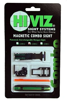 Hi-Viz C-Series Magnetic Turkey/Deer Set Narrow Fiber Optic Shotgun Sight