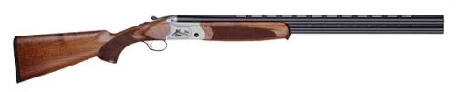 American Tactical Import Crusader Sport 410 Ga 26 2 2.75 Silver Engraved Oiled Turkish Walnut - 2 Rounds | 26" Barrel | 2.75" Chamber | Turkish Walnut Stock | Wood