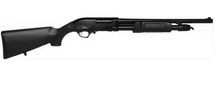 Iver Johnson PAS12 Blued 18" 12 Gauge Shotgun - 4+1 Rounds | 18" Barrel | 3" Chamber
