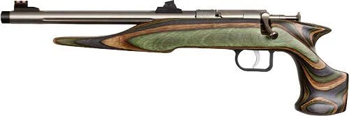 Chipmunk Hunter .22 LR Bolt Action Rifle - 1 Round | 10.5" Barrel | Polymer Grips | Stainless/Silver | 3-Dot Sights