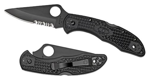 Spyderco Delica4 Folder 2.88" VG-10 Black Blade Nyl