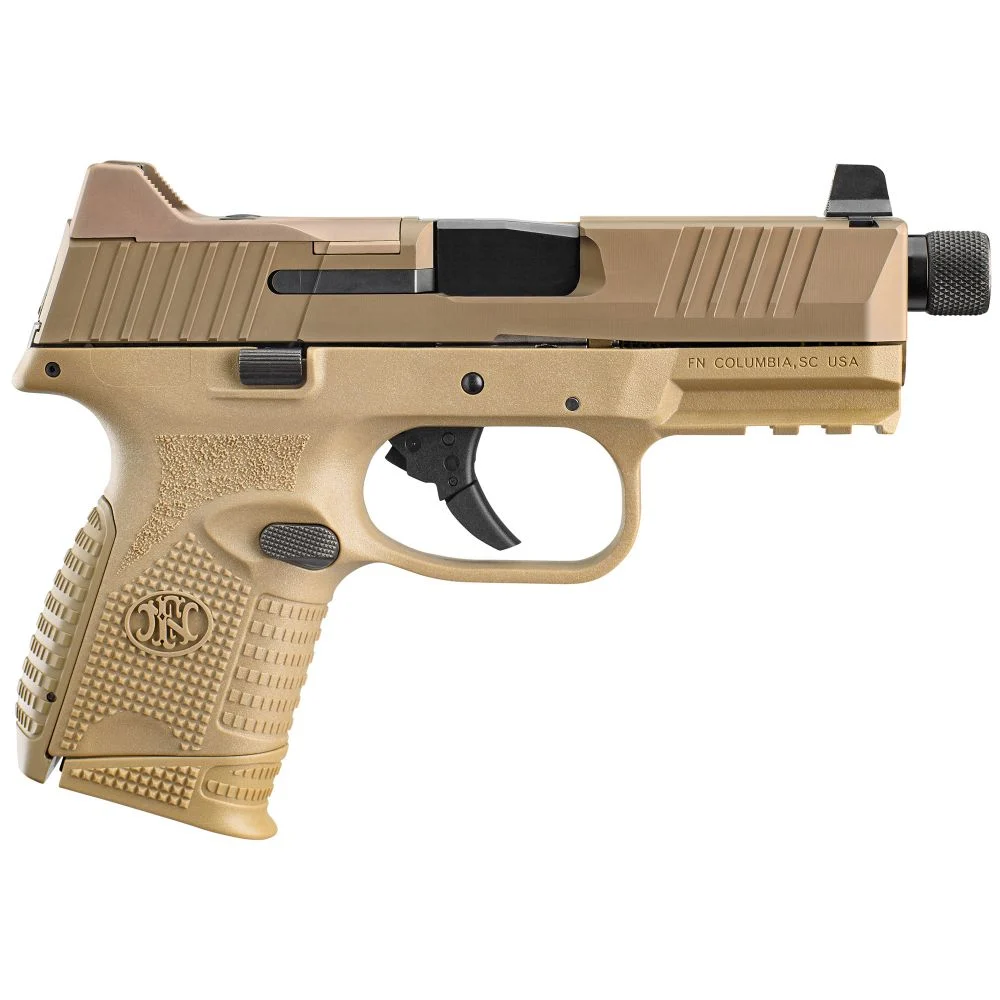 FN 509 Compact Tactical 9mm Semi Auto Pistol - 24 Rounds | 4.3" Barrel | FDE/Tan