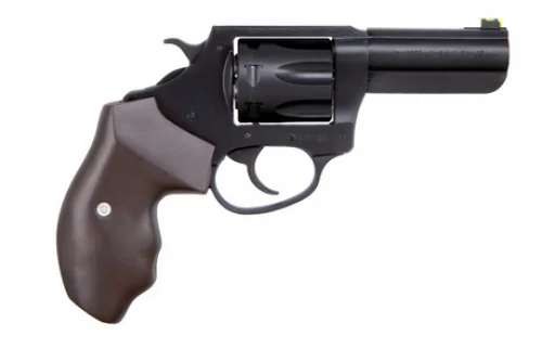 Charter Arms Professional 32 H&R Magnum Revolver - 7 Rounds | 3" Barrel | Wood Grips | Blue/Black | Night Sights