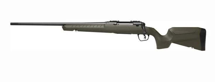 Savage 2 GREEN COMPACT Left Hand 7MM-08 - 4+1 Rounds | 20" Barrel | Green Stock | Blue/Black