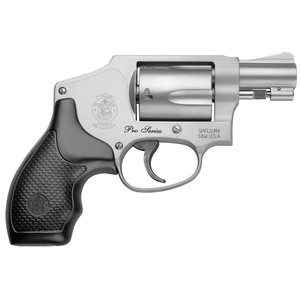 Smith & Wesson Performance Center Pro Model 642 38 Special Revolver - 5 Rounds | 1.87" Barrel | Polymer Grips | Stainless/Silver | 3-Dot Sights
