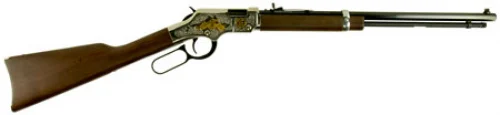 Henry Golden Boy 2nd Amendment Tribute Lever 22 Short/Long/Long Rifle 2 - 16+1 Rounds | 20" Barrel | American Walnut Stock | Wood | Blue/Black