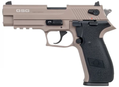 American Tactical GSG Firefly 22LR Semi Auto Pistol - 10 Rounds | 4" Barrel | Polymer Grips | Stainless/Silver