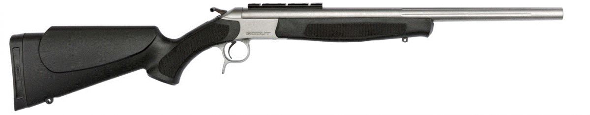 CVA Scout V2 Takedown Stainless Single Shot Rifle .44 Mag 22" - 1 Round | 22" Barrel | Black Synthetic Stock
