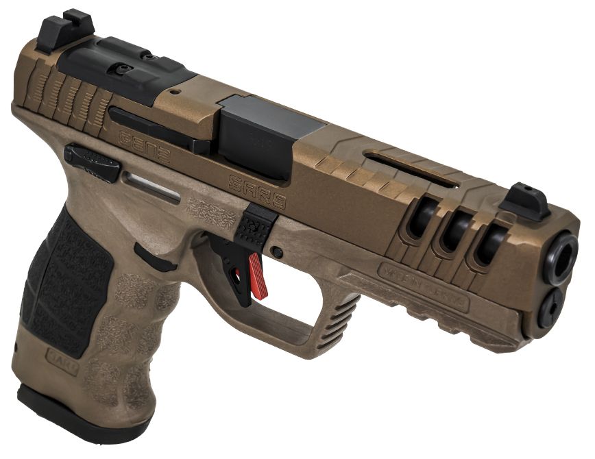 SAR USA SAR9 Gen III 9mm Semi Auto Pistol - 17+1 Rounds | 4.4" Barrel | Polymer Grips | Night Sights