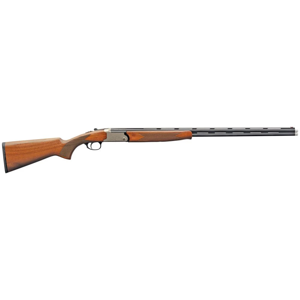 Charles Daly 202A 410 Gauge Shotgun - 2 Rounds | 26" Barrel | 3" Chamber | Checkered Walnut Stock | Wood | Blue/Black