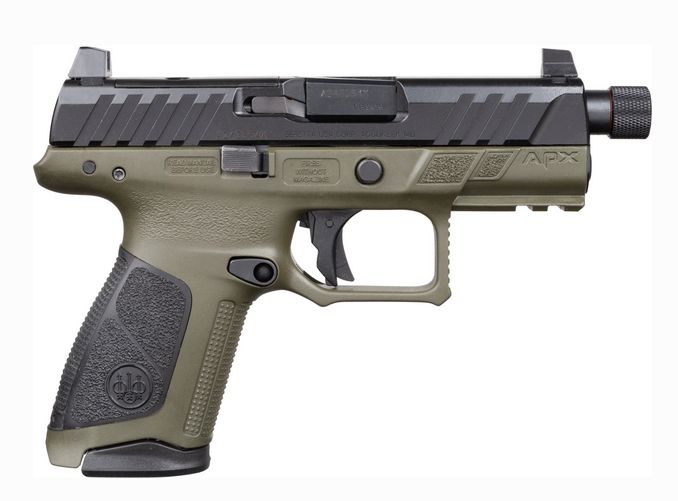 Beretta APX A1 Compact Tactical 9mm Semi Auto Pistol - 15+1 Rounds | 4.2" Barrel | Polymer Grips | Blue/Black